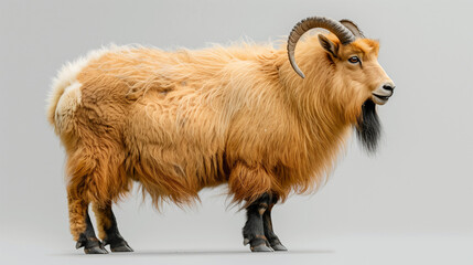 Majestic Ram With Long Horns