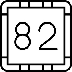 82 - Eighty-Two Icon