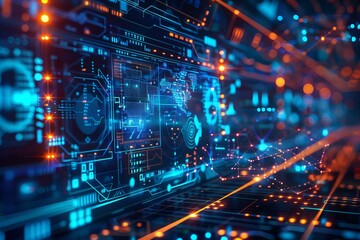 Futuristic Digital Interface Technology
