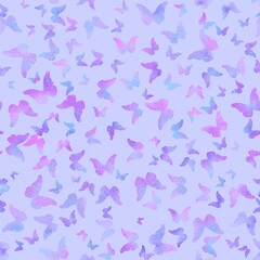 Gradients animals seamless butterfly pattern for fabrics and linens and wrapping