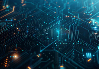 Photo of computer circuit board background