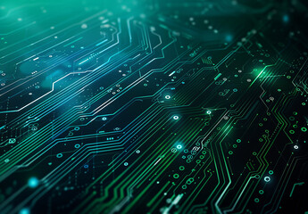 Photo of computer circuit board background