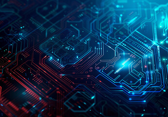 Photo of computer circuit board background