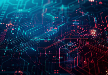 Photo of computer circuit board background