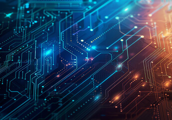 Photo of computer circuit board background