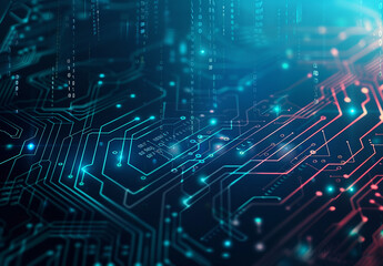 Photo of computer circuit board background