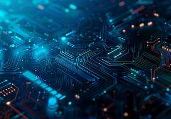 Photo of computer circuit board background