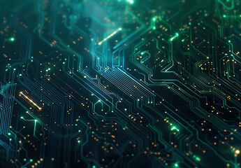 Photo of computer circuit board background
