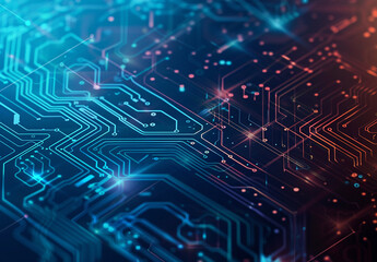 Photo of computer circuit board background
