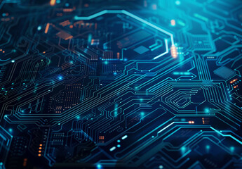 Photo of computer circuit board background