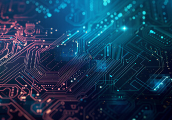 Photo of computer circuit board background