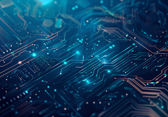 Photo of computer circuit board background
