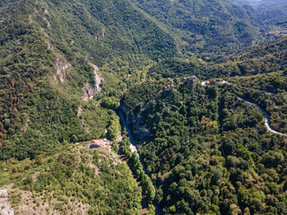 Rhodope Mountains near town of Asenovgrad, Bulgaria