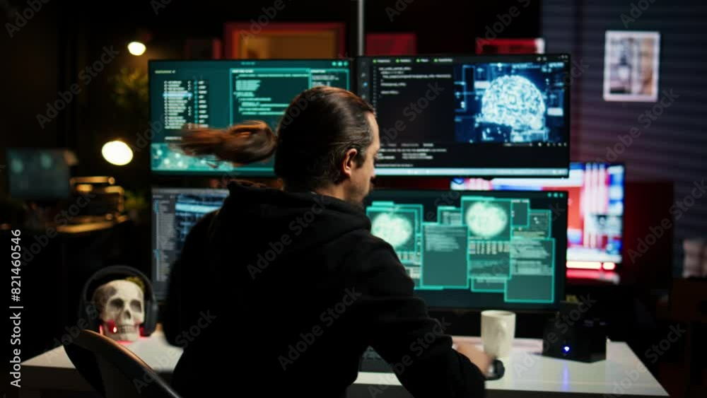 Poster hackers found by cybercriminal law enforcement escaping with stolen data on ssd after failing to con