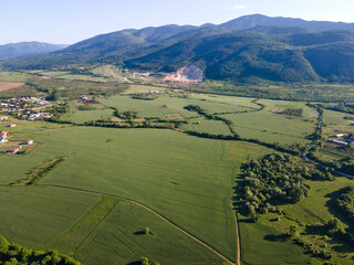 The Forty Springs Reservoir near town of Asenovgrad, Bulgaria