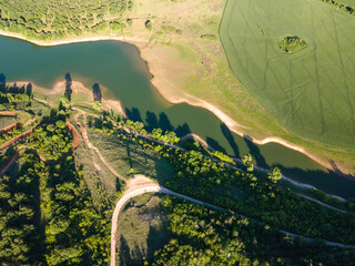 The Forty Springs Reservoir near town of Asenovgrad, Bulgaria
