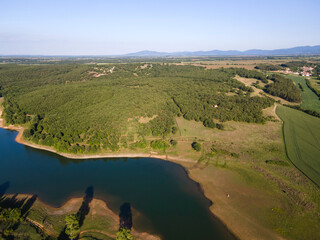 The Forty Springs Reservoir near town of Asenovgrad, Bulgaria