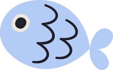 Obraz premium Funny Cartoon Fish