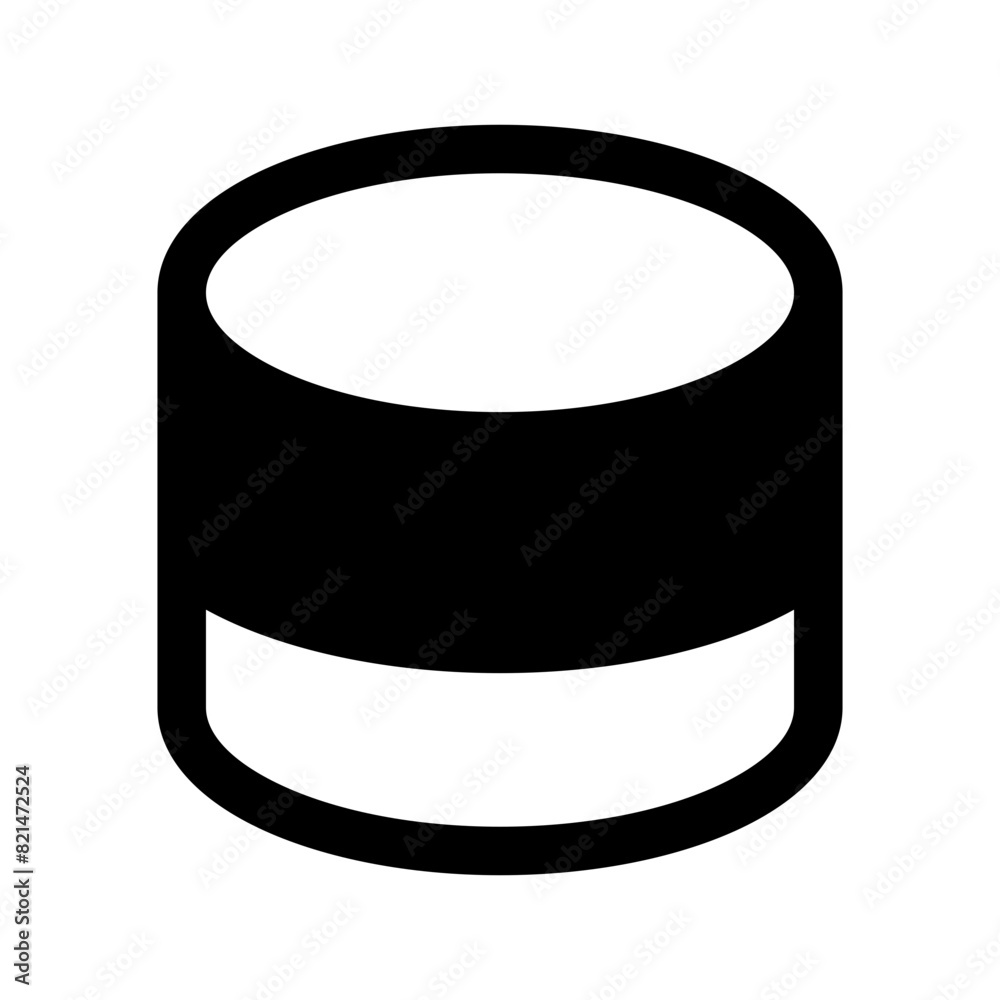 Wall mural database icon vector symbol design illustration