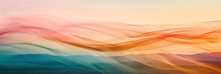 Obraz premium Abstract Texture Background With Smooth, Gradient Transitions In Pastel Colors, Abstract Texture Background