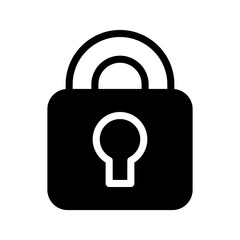 Lock Icon Vector Symbol Design Illustration