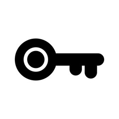 Key Icon Vector Symbol Design Illustration