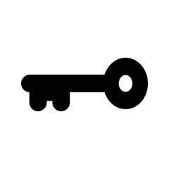 Key Icon Vector Symbol Design Illustration