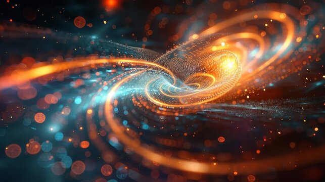 A complex mathematical equation representing the principles of quantum entanglement,