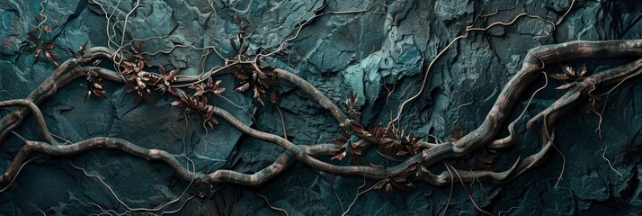 Abstract Texture Background With Intertwined Vines Symbolizing The Growth And Support In Friendships, Abstract Texture Background