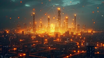 Industrial technology background