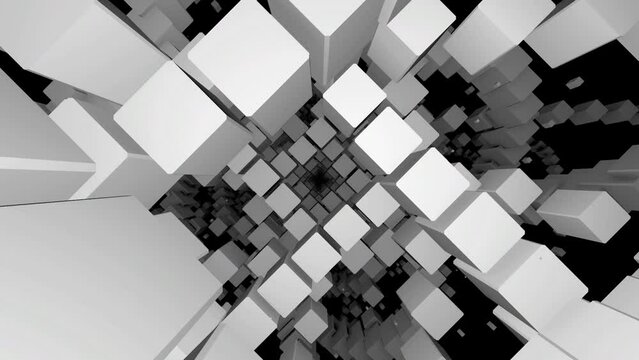 Seamlessly Loopable Abstract 3D Tunnel