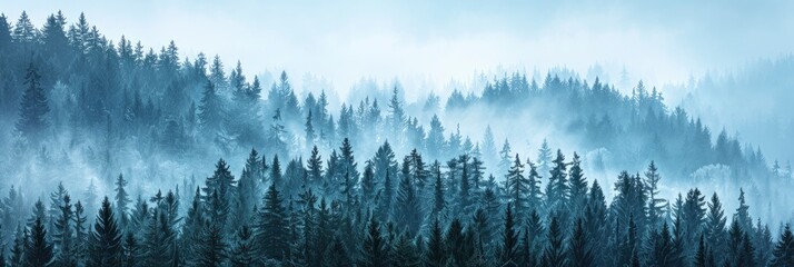 Abstract Texture Background With Ethereal, Misty Forests, Abstract Texture Background