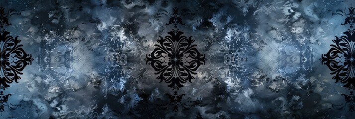 Abstract Texture Background With Dark, Gothic Motifs, Abstract Texture Background