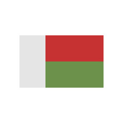 Fototapeta premium Madagascar flag