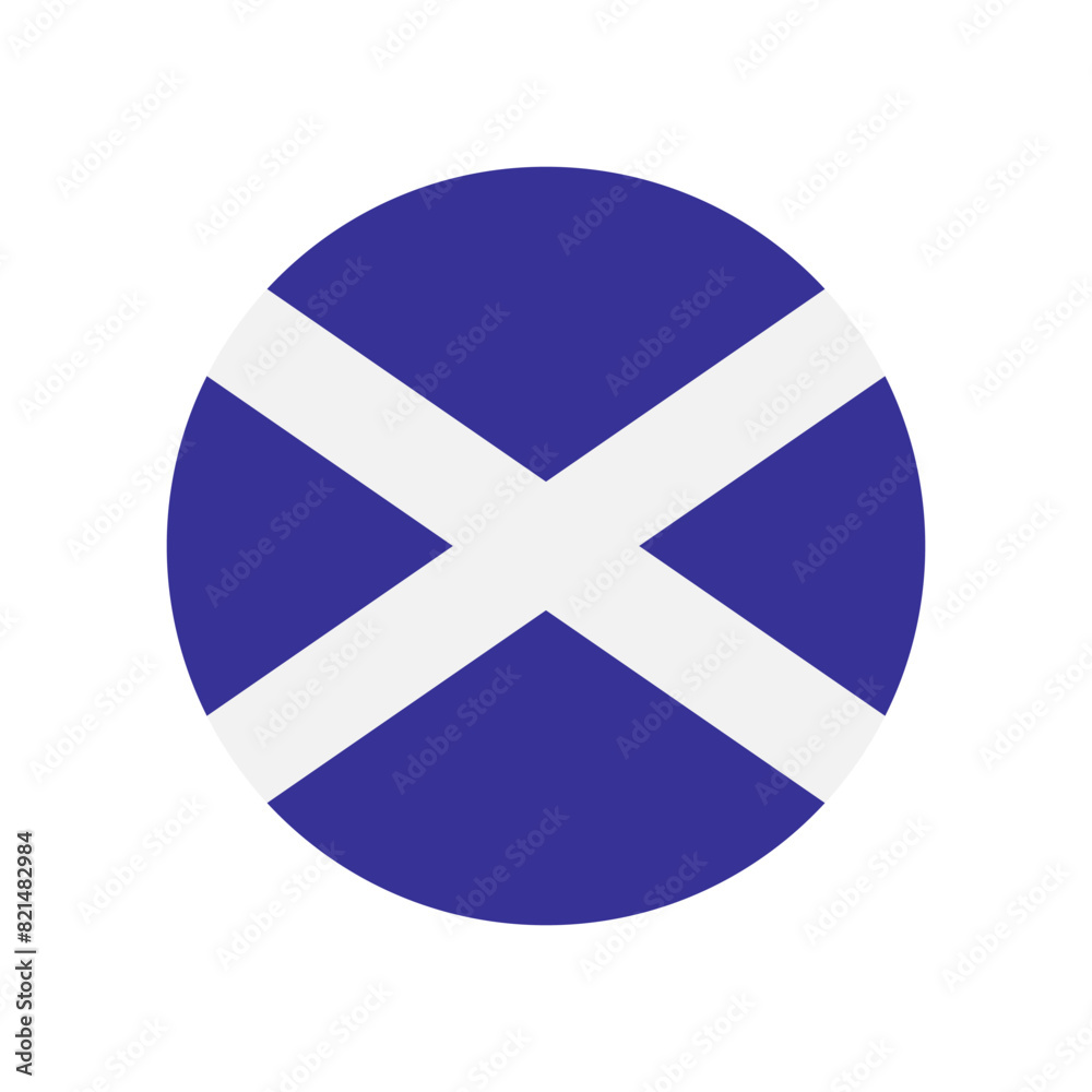 Wall mural Scotland flag