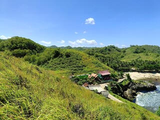 view of the green valley