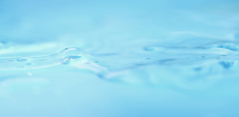 Macro shot of water background