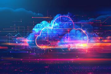 Data cloud solutions and cloud computing integrated on CPU & circuit board hardware. Data transfers coming out of processor. 
