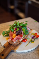 comida servida en un plato