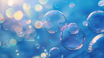 Soap Bubble Flying High quality images. Generative ai