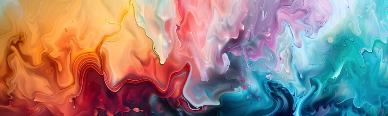 abstract colorful wave background