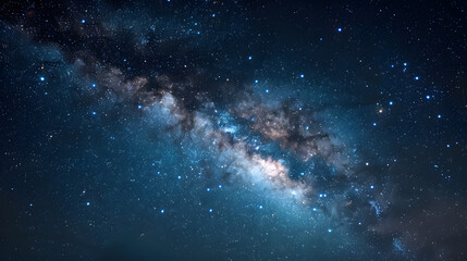 A starry night sky with a constellation of a horse