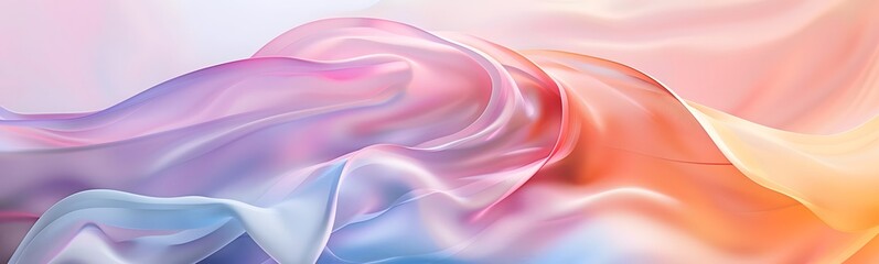 Obraz premium An elegant abstract background of purple waves with a silk-like texture.
