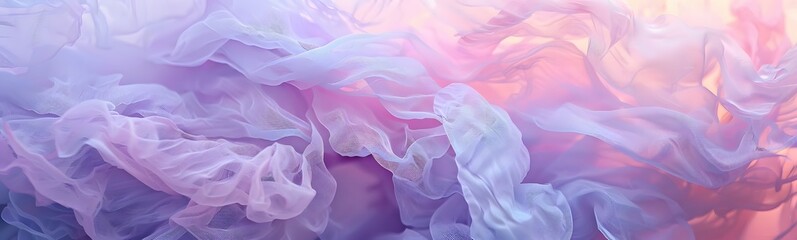 Obraz premium An elegant abstract background of purple waves with a silk-like texture.