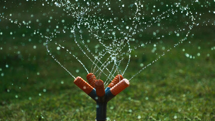automatic garden watering - irrigation sistem 