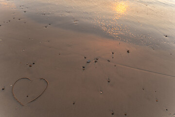 Sunset over the Northern Sea