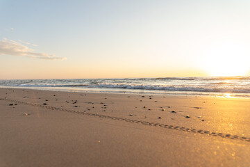 Sunset over the Northern Sea