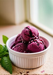 blue berry ice cream - 1