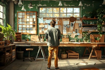 Furniture Designer's Studio with Passion for Form and Function