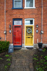 Naklejka premium old door